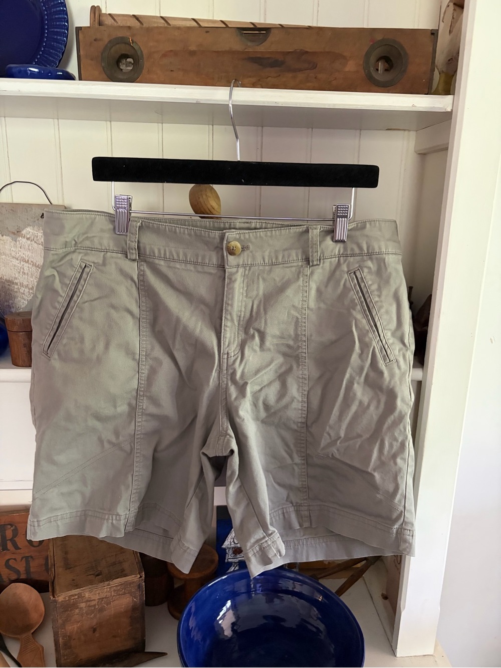Woolrich Light Khaki Casual Shorts
